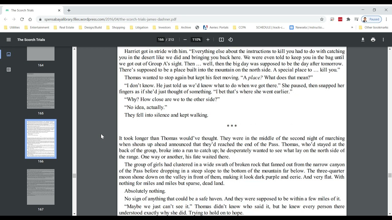 The Scorch Trials - Chapter 49