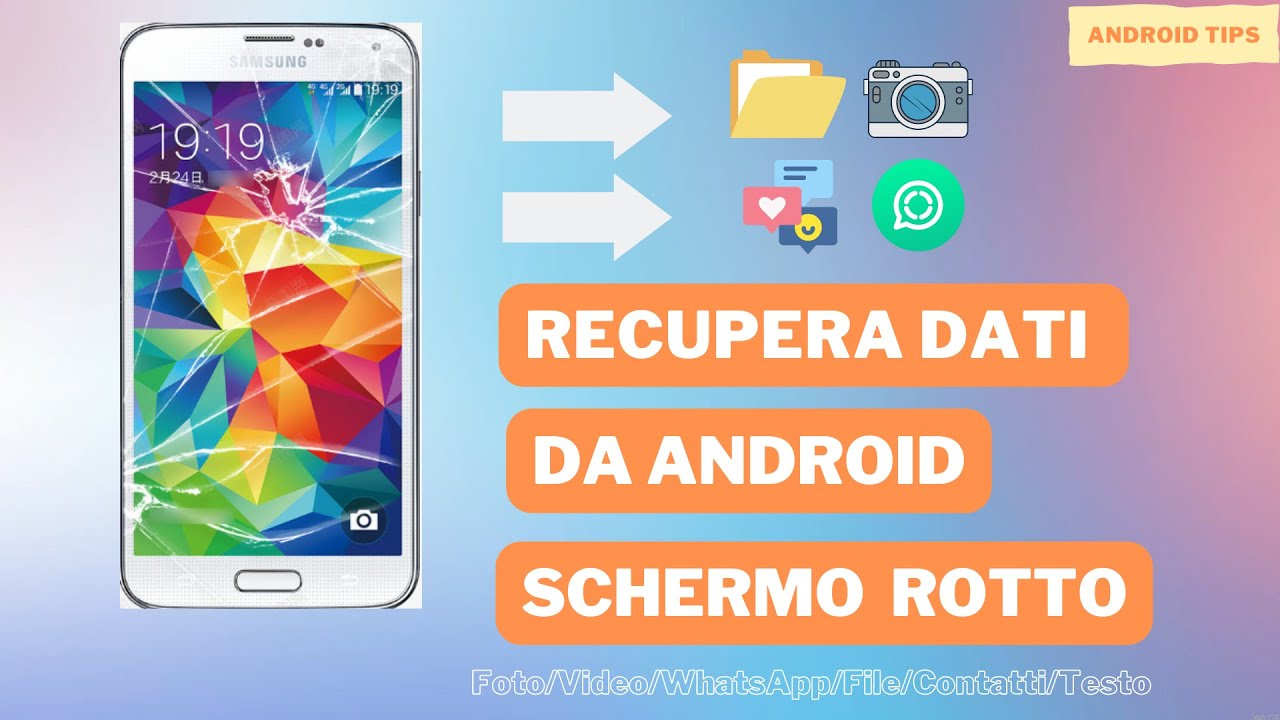 💡Recuperare Dati da Telefono Android Schermo Rotto| Tutorial Samsung 2025🆕