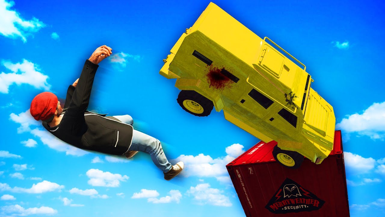 SMASHED OUT OF THE MAP! (GTA 5 Funny Moments)