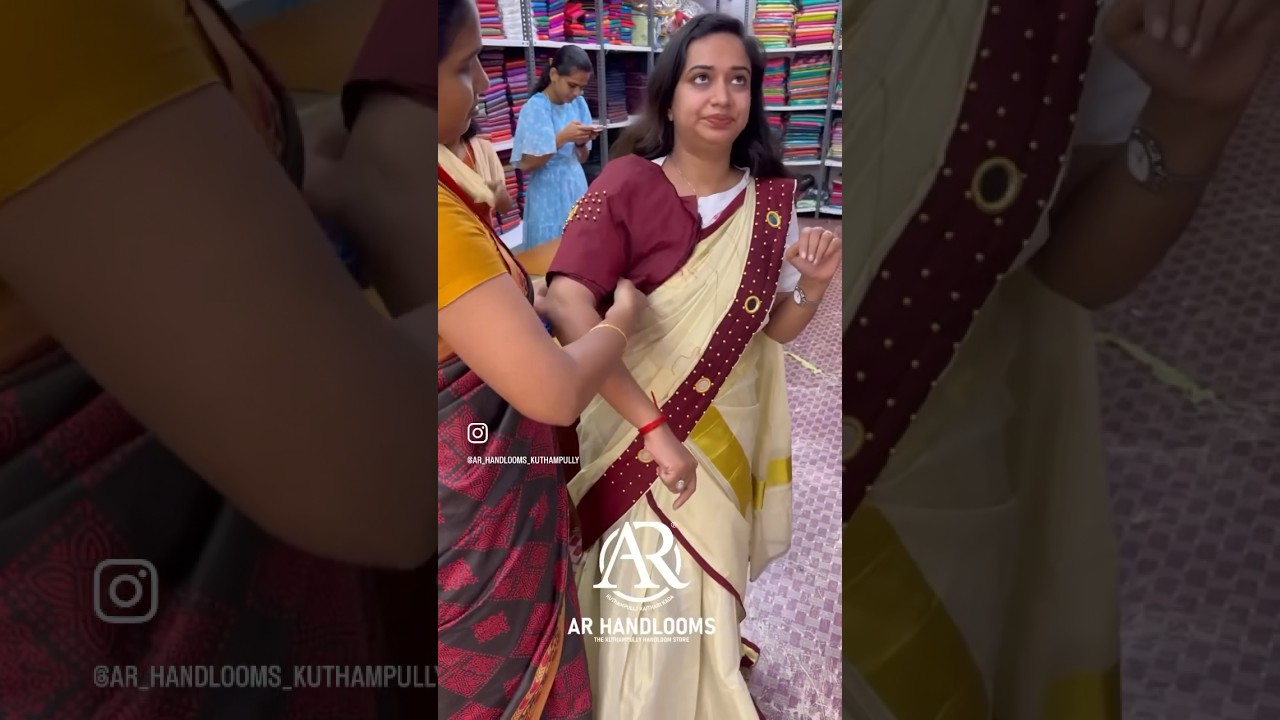 Kuthampully handloom village #arhandlooms #kuthampully #trending #celebrity