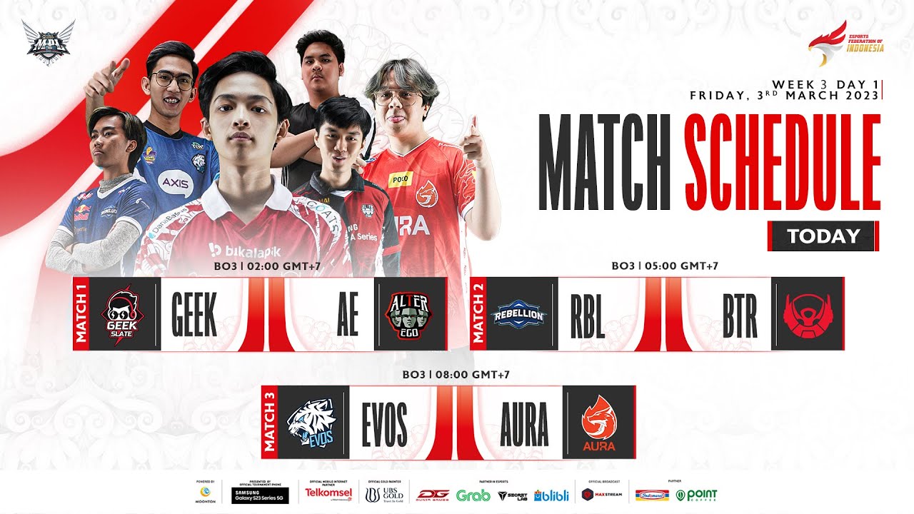 [LIVE] Regular Season MPL ID S11 | Week 3 Day 1 🔥