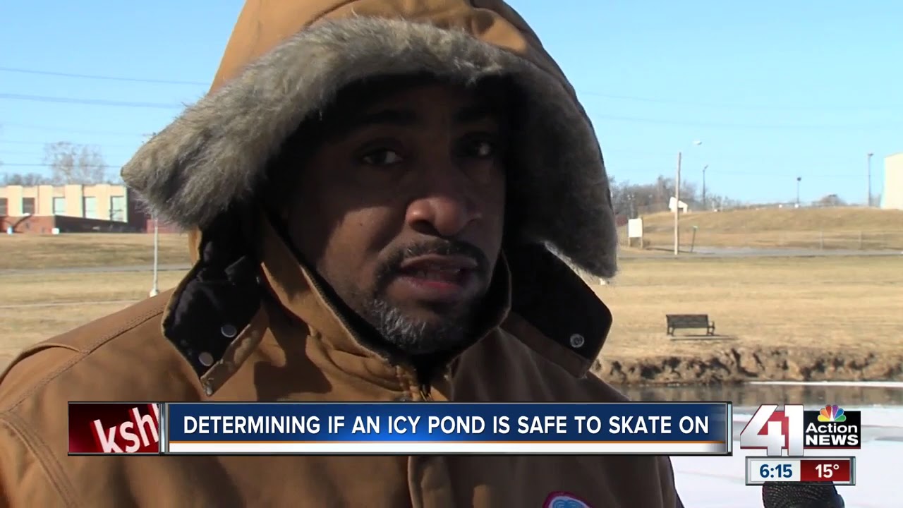 Determining if icy ponds are safe to skate on