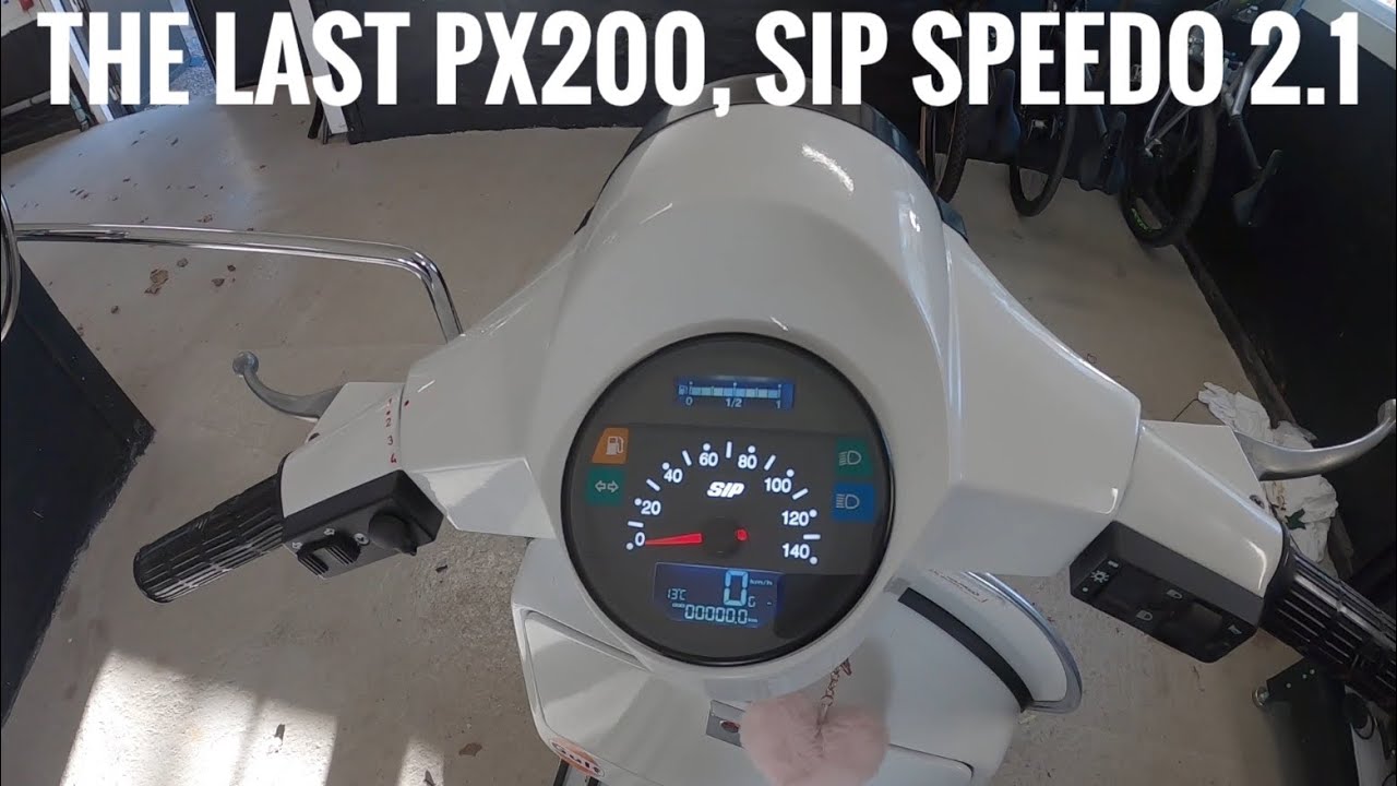 Vespa px200e, SIP speedo 2.1 S2E9