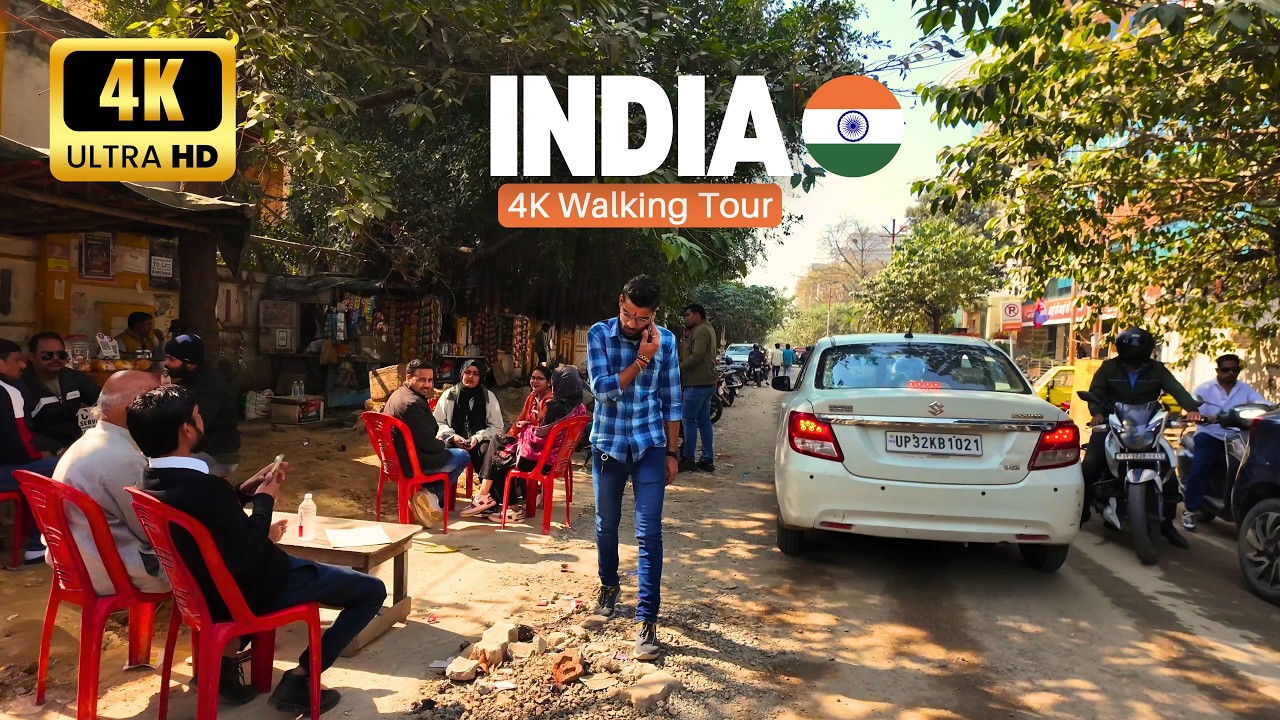 THIS IS REAL INDIA 🇮🇳 Daily Street Life in Lucknow | 4K Walking Tour