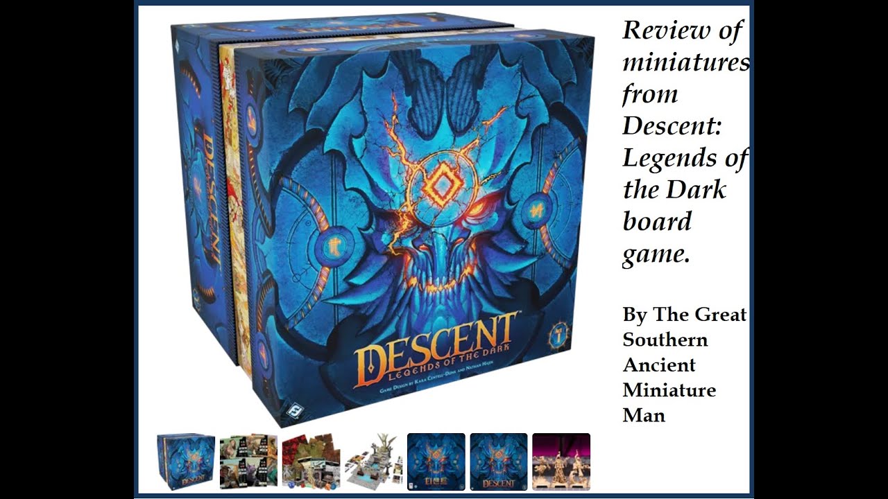 Descent  Legends of the Dark board game - review of miniatures