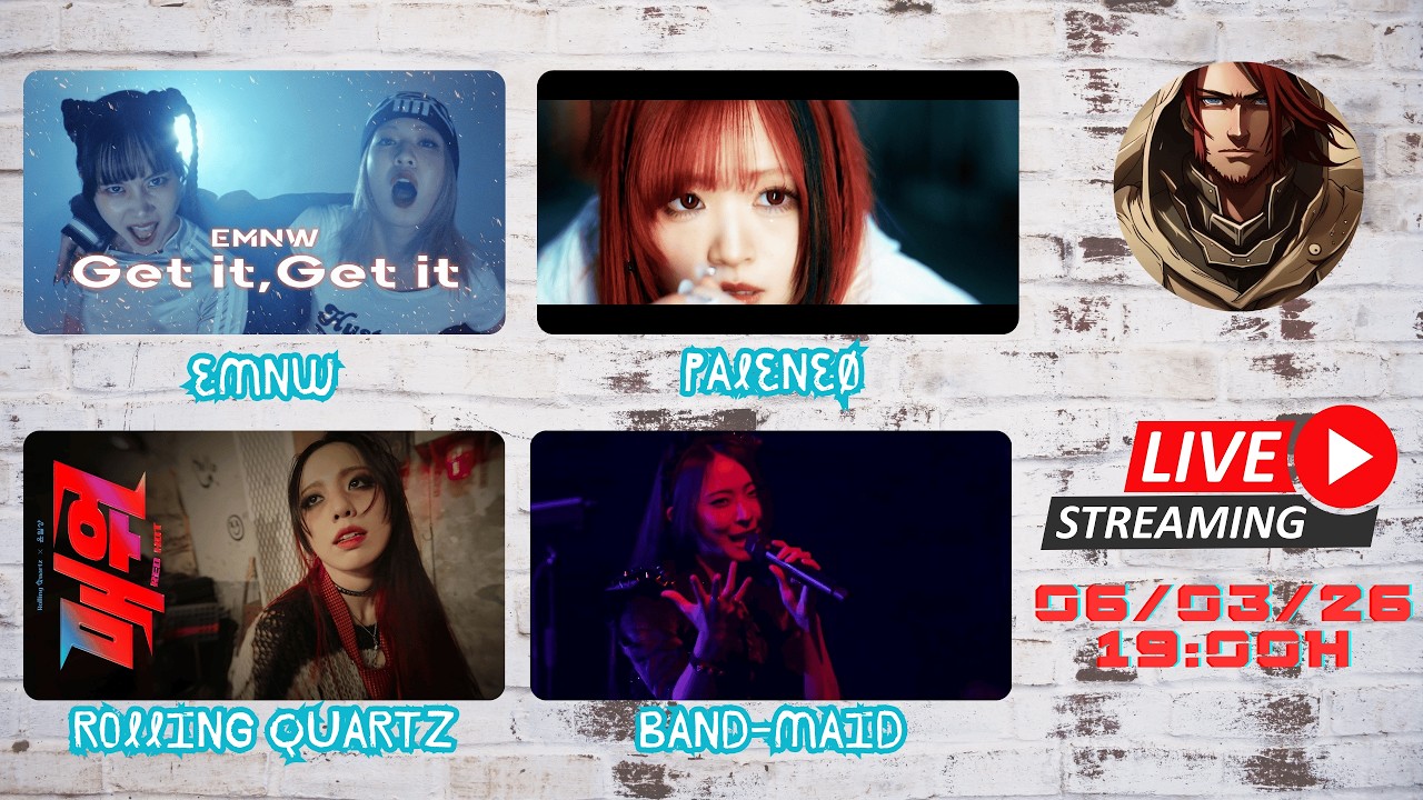 EMNW - PaleNeØ  -  Rolling Quartz - Band-Maid e Mais....