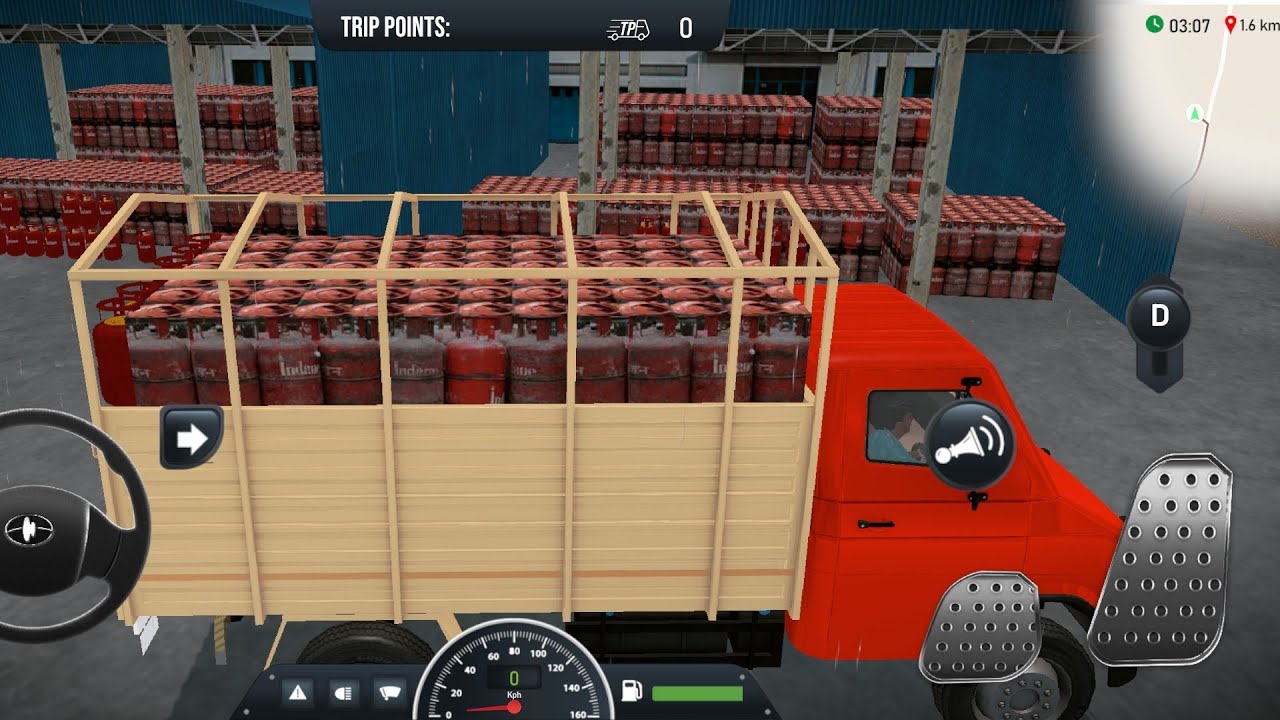 City LPG  Cylinder Loder || Indian Truck Driving Simulator 3D 