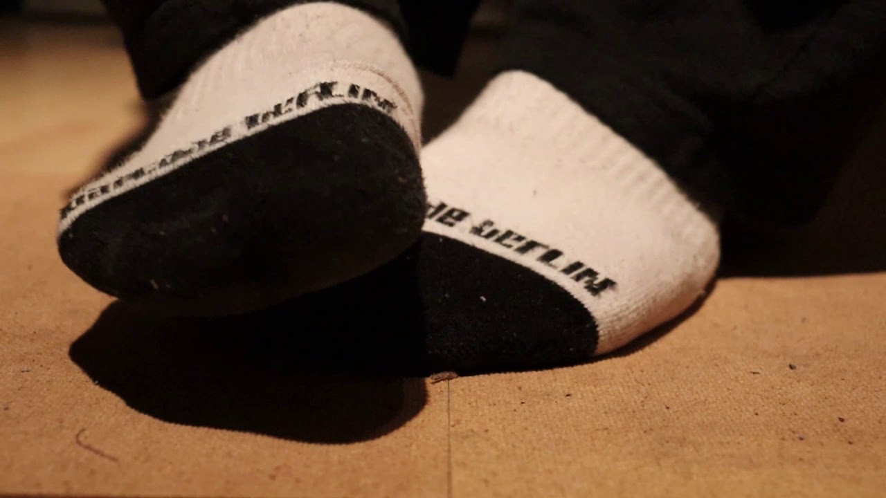 Sockplay #1 - White barcode berlin socks