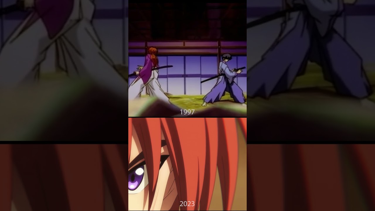 Kenshin vs. Sōjirō: 1997 vs. 2023 &ndash; Battōjutsu Battle Comparison #shorts