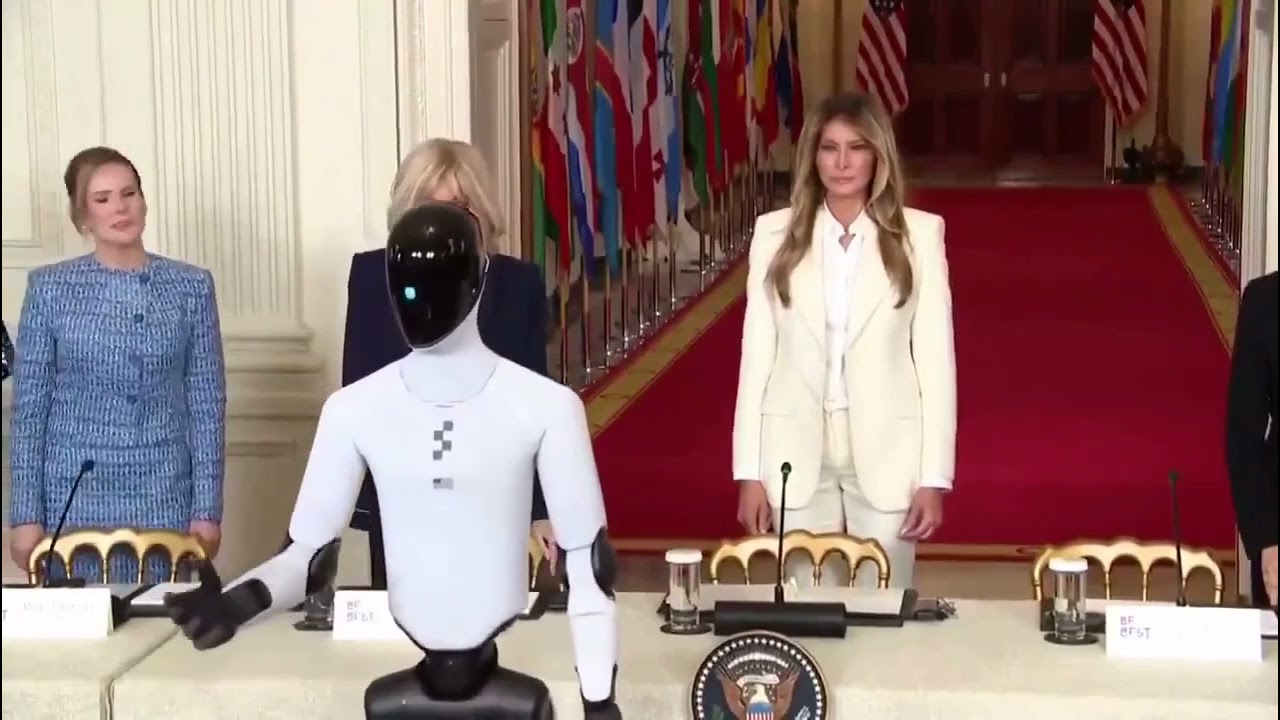 Melania Trump Appears at White House AI Education Event Alongside American-Made Humanoid Robot
