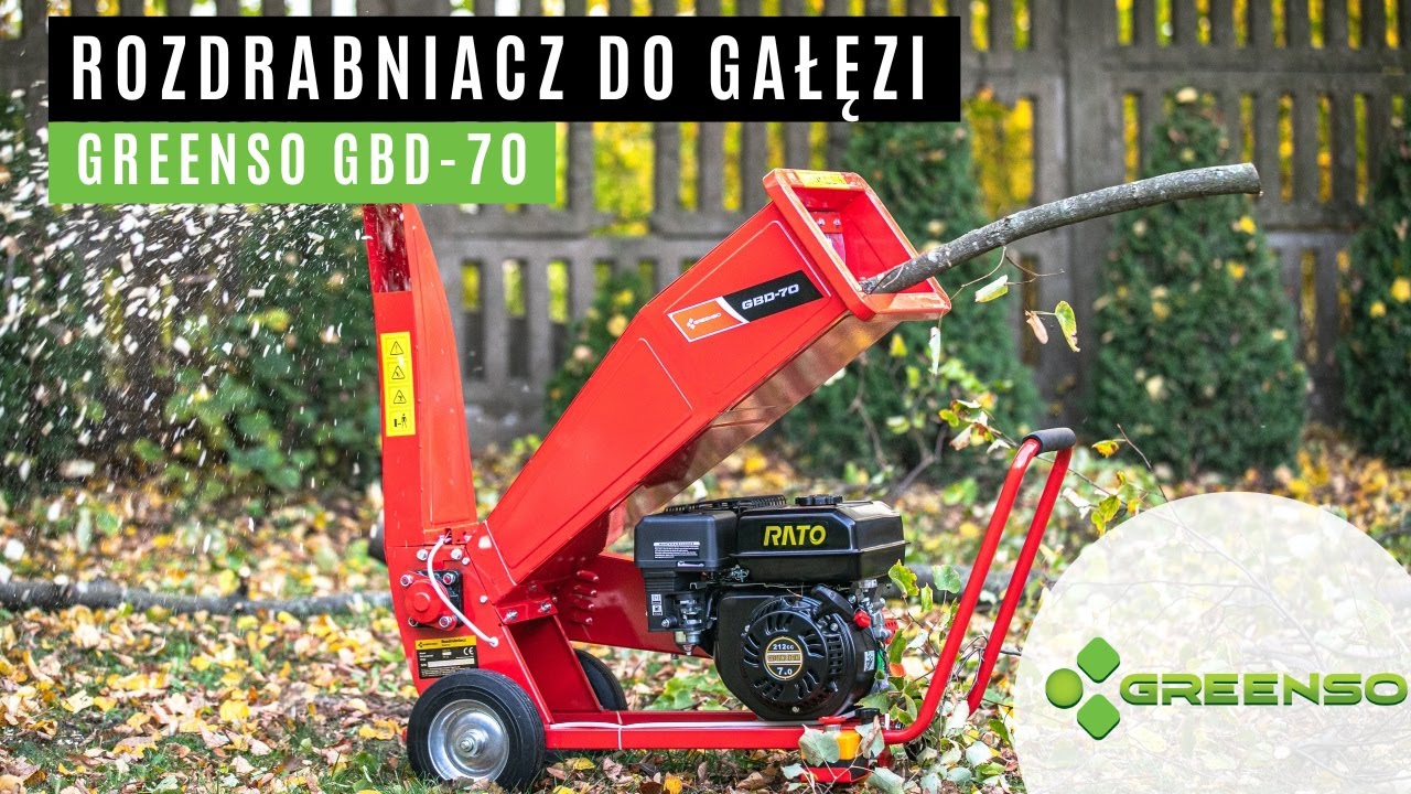 Rozdrabniacz spalinowy GREENSO GBD-70 – Test, moc i praktyczne działanie w ogrodzie