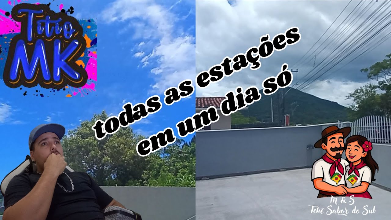 Como é depois da folga e aqui chove todos os dias, nossa rotina da semana.