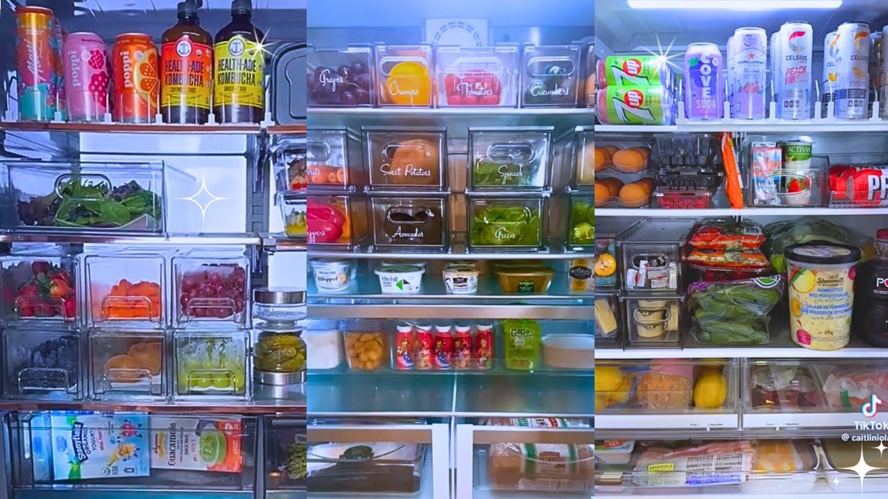 Satisfying Fridge Restocks 🍓🥝🍊 | TikTok Asmr Compilation