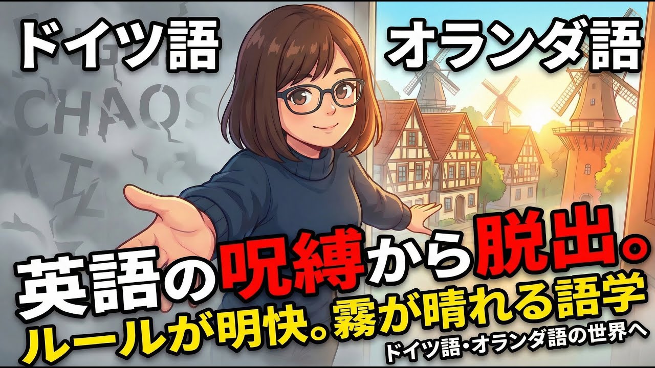 英語がダメでも関係ない？ドイツ語とオランダ語が「実は面白い」論理的な理由【 ij とウムラウト】