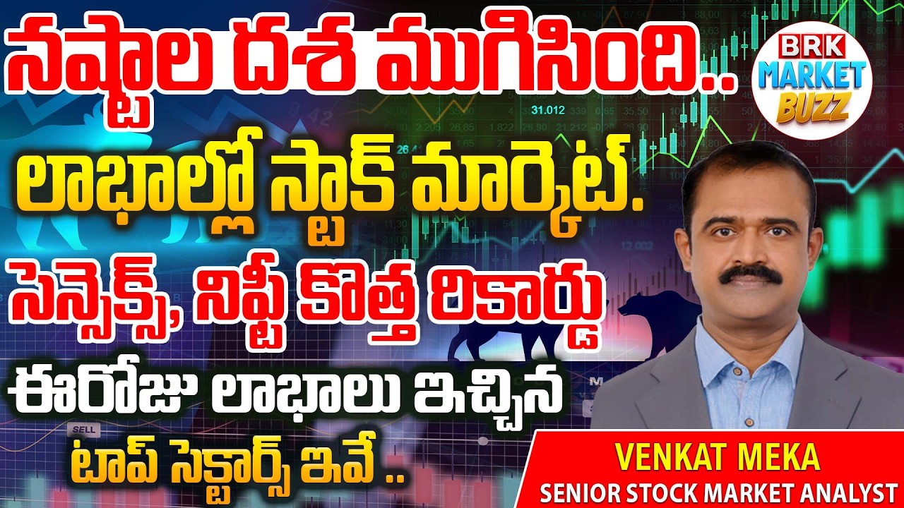 Analyst Meka Venkat Anaysis On Stock Market @BRK Market Buzz