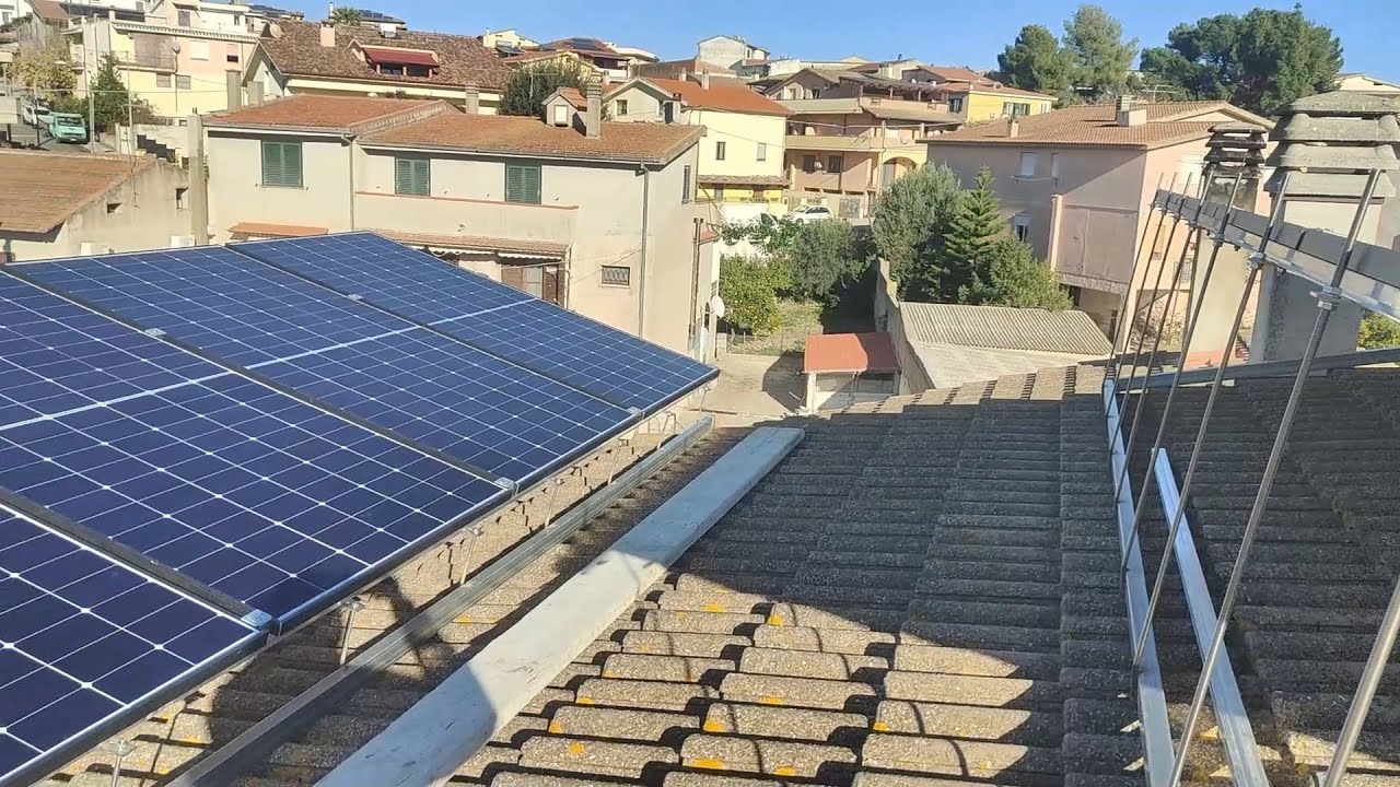 Installazione pannelli fotovoltaico fai da te su falda nord con staffe