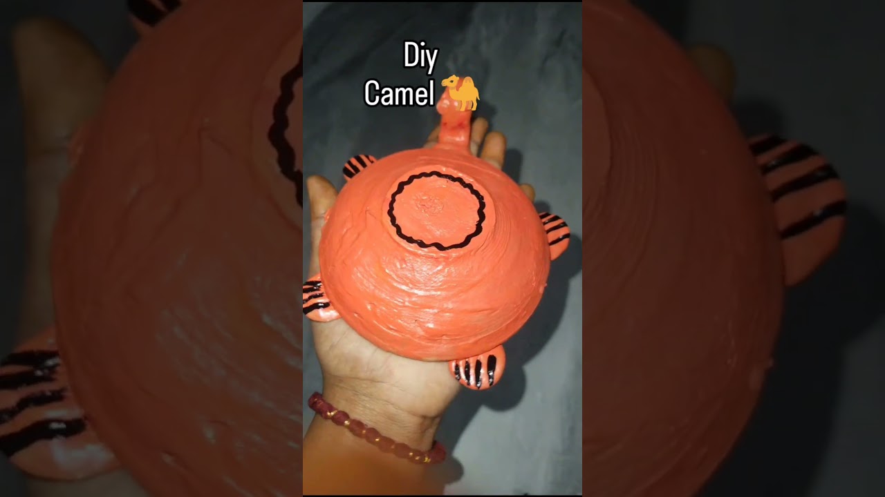 DIY camel with clay 