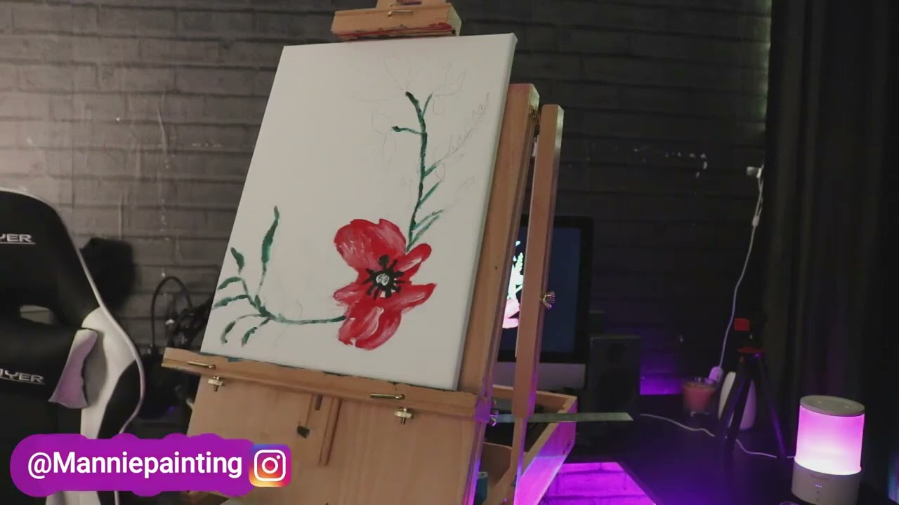 How to draw and Paint Flower #art #painting #2024
