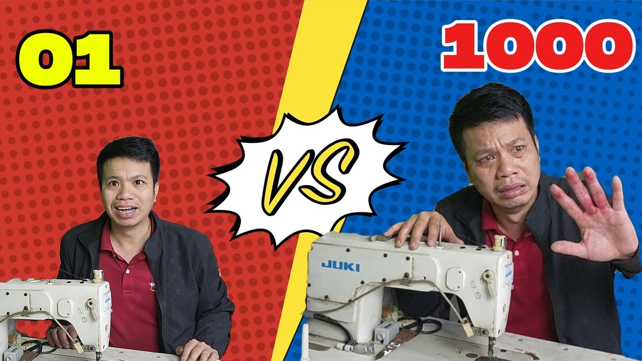 Thử Thách May 1000 Đường May Bằng Máy May Công Nghiệp Có Thể Bạn Chưa Biết?
