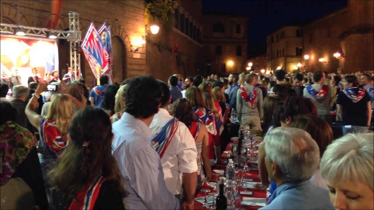 Cena della Prova Generale, Pantera (Pre-Palio Dinner, Panther Contrada)