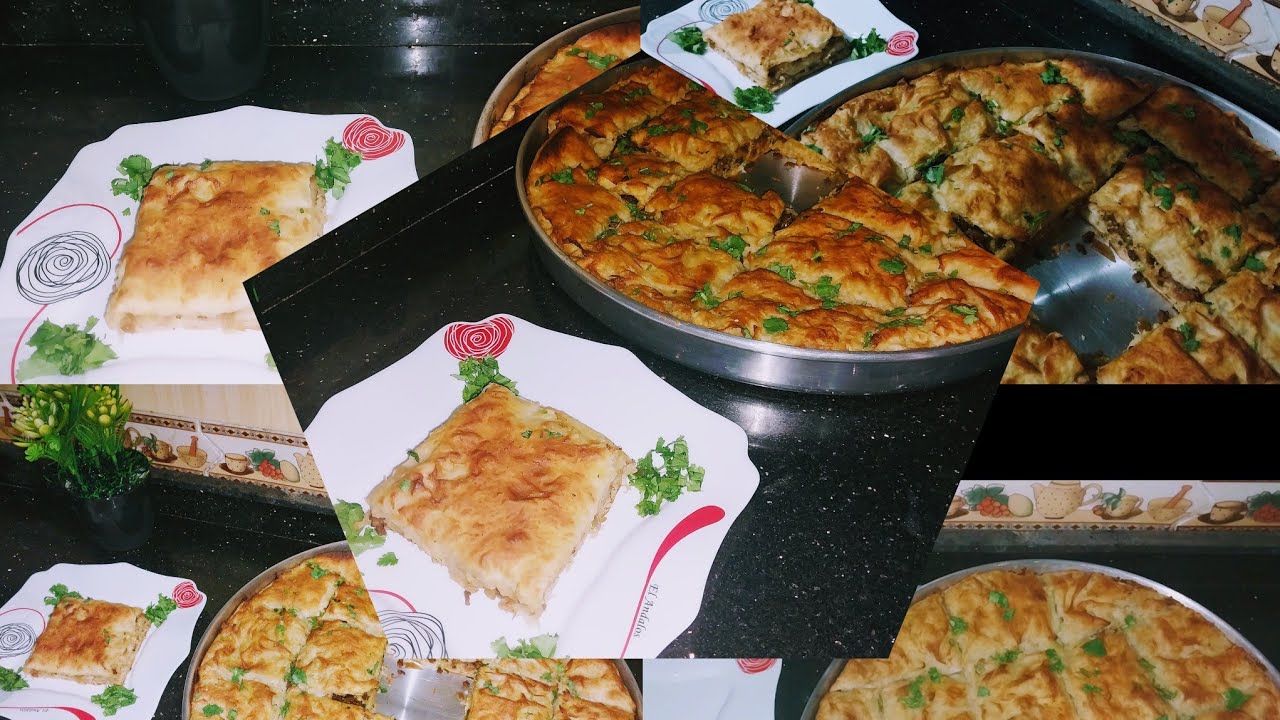 #أجمل صواني عيد الأضحى 🥘صينية الرقاق باللحمة المفرومة🥘 دا العيد مايحلاش إلا بيها 🥘بطعم وريحة زمان 🥘
