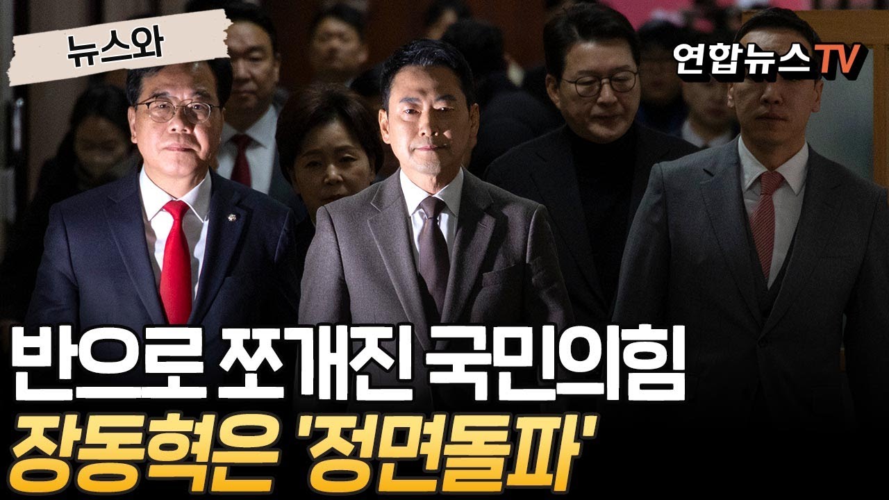 반으로 쪼개진 국민의힘&hellip;이제는 '장한 대전' 2라운드 돌입｜장동혁, 릴레이 쇄신 속도전 나서며 정면돌파 [뉴스와] / 연합뉴스TV(YonhapnewsTV)