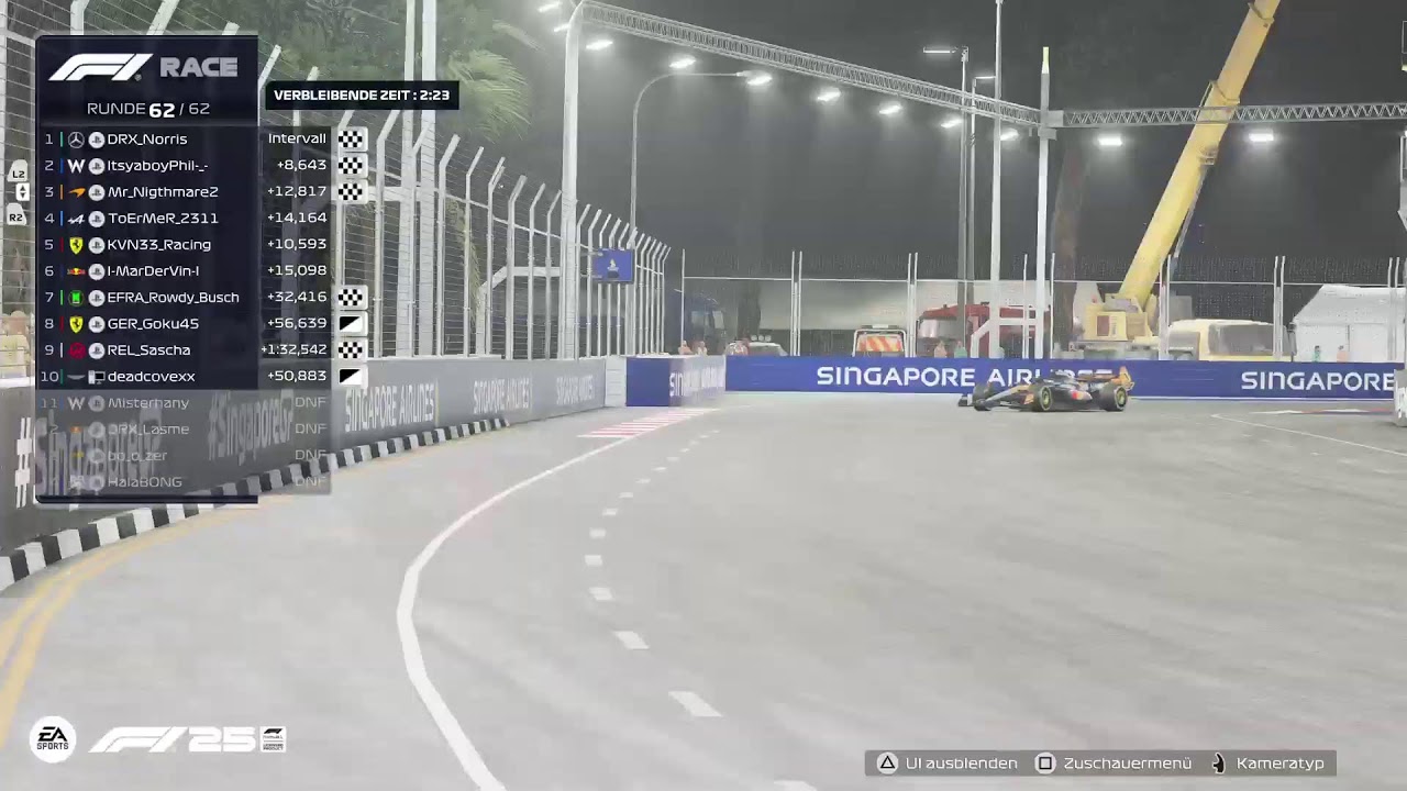REL 100% Saisonrennen 9 Marina bay Street Circuit (Singapur)🇸🇬