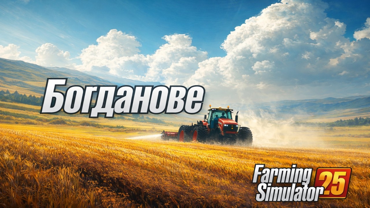 Farming Simulator 25 ОГЛЯД КАРТИ БОГДАНОВЕ @Vadim_FS25