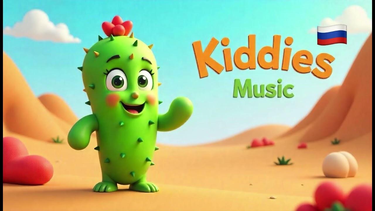 Детская песенка: Маленький кактус 🌵🏜️🇷🇺