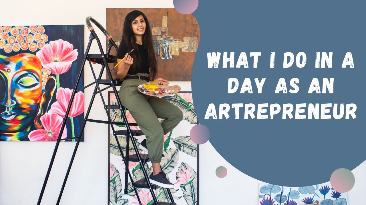 A day in the life of an artist l Artist vlog l What I do in a day (Indian Artist)