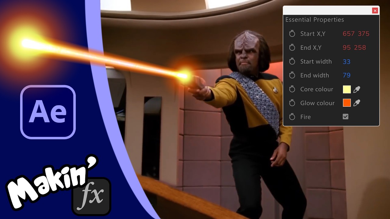 Recreating Star Trek Phasers in After Effects