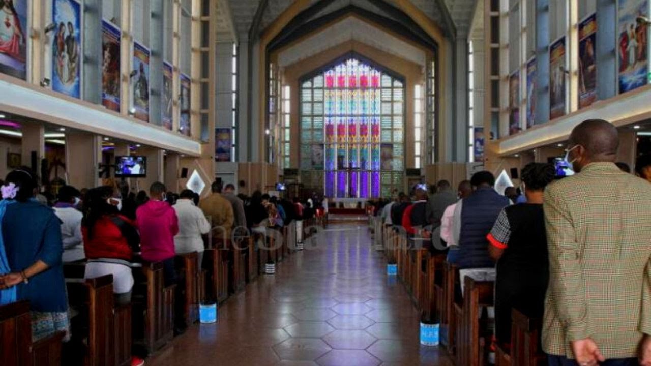 Catholic men from Kiambu participate in Catholic Songs competition