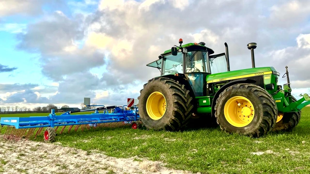 Lemken Thulit precisie wiedeg in de: uien, vlas, bonen, gerst, prei en tarwe onderweg