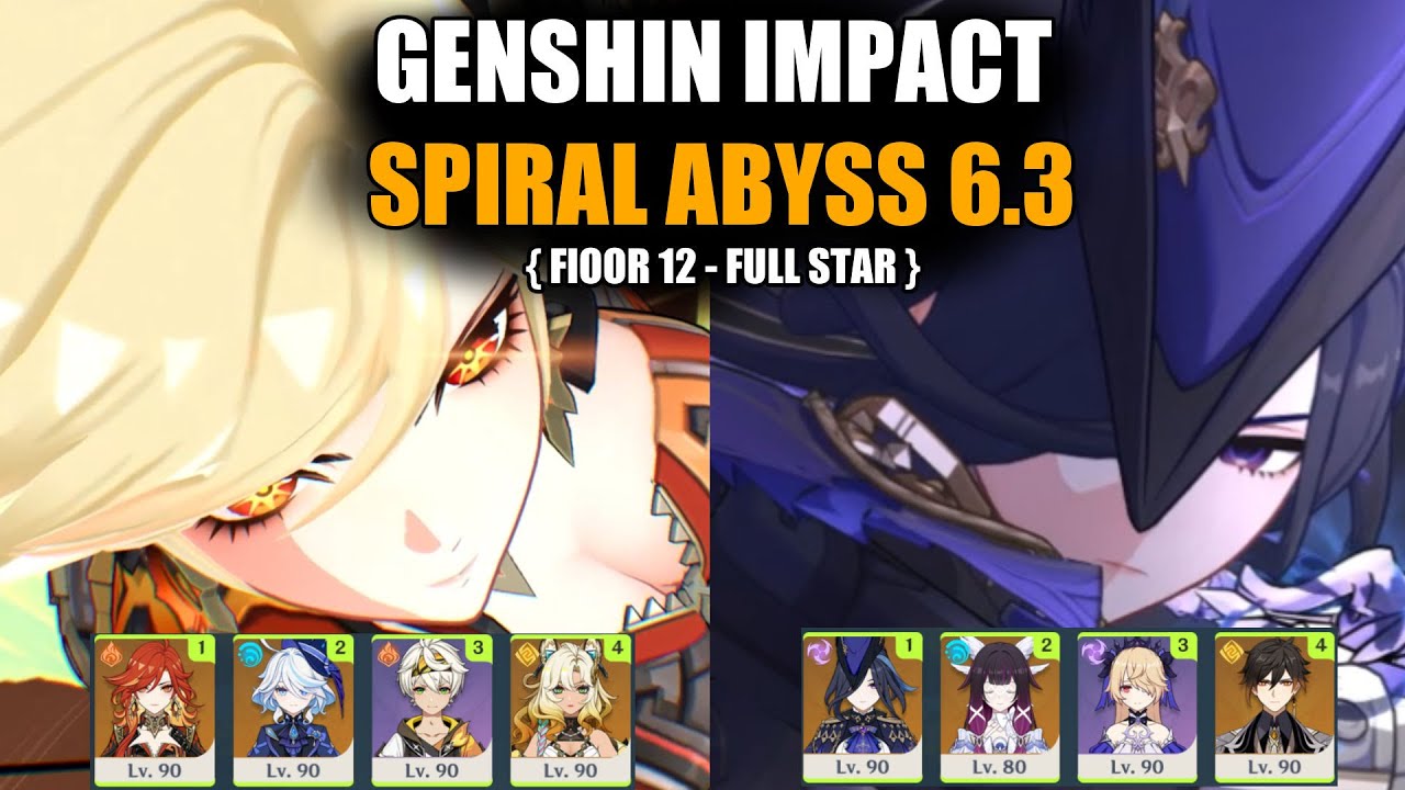 Genshin Impact New Spiral Abyss 6.3 | Floor 12 (36★) - Mavuika & Clorinde