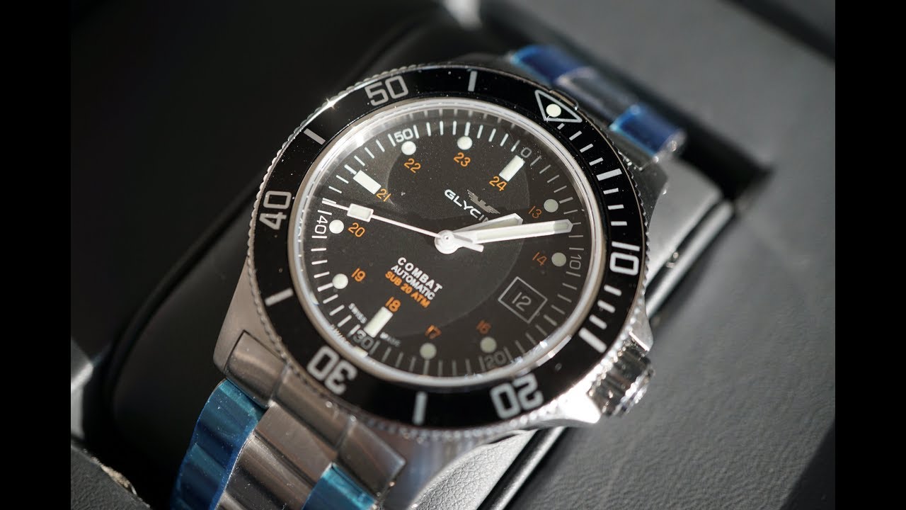 Glycine Combat Sub GL0185 42: One Of The Best Swiss Automatic Dive Watches Under $700 (unboxing)