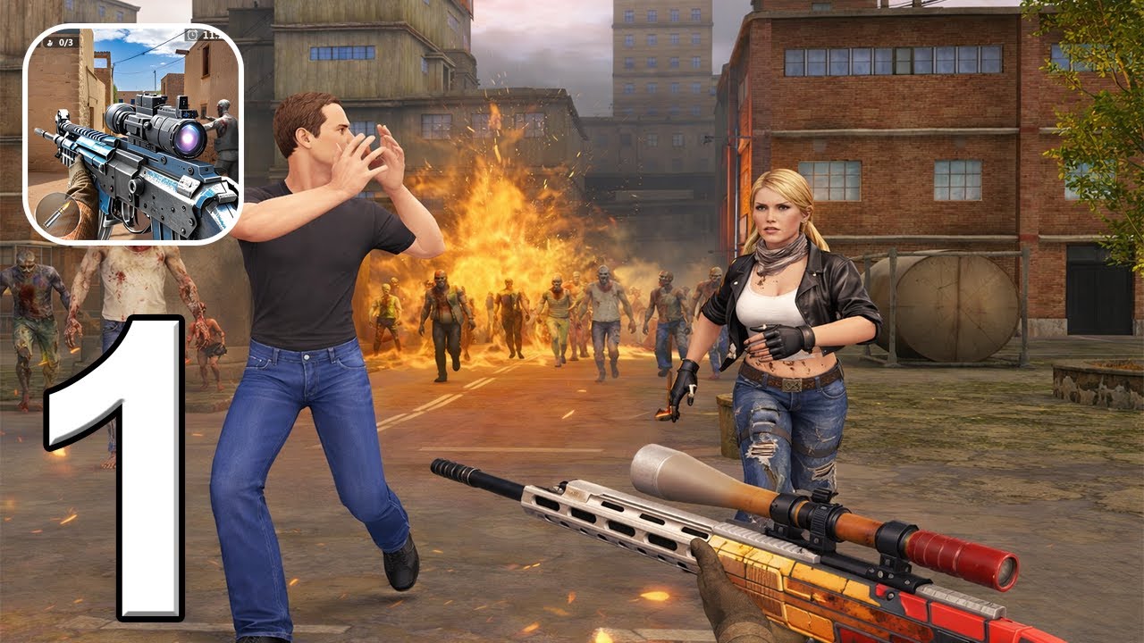 Sniper Zombie Survivor - Sniper Games - Android Gameplay - Part 1