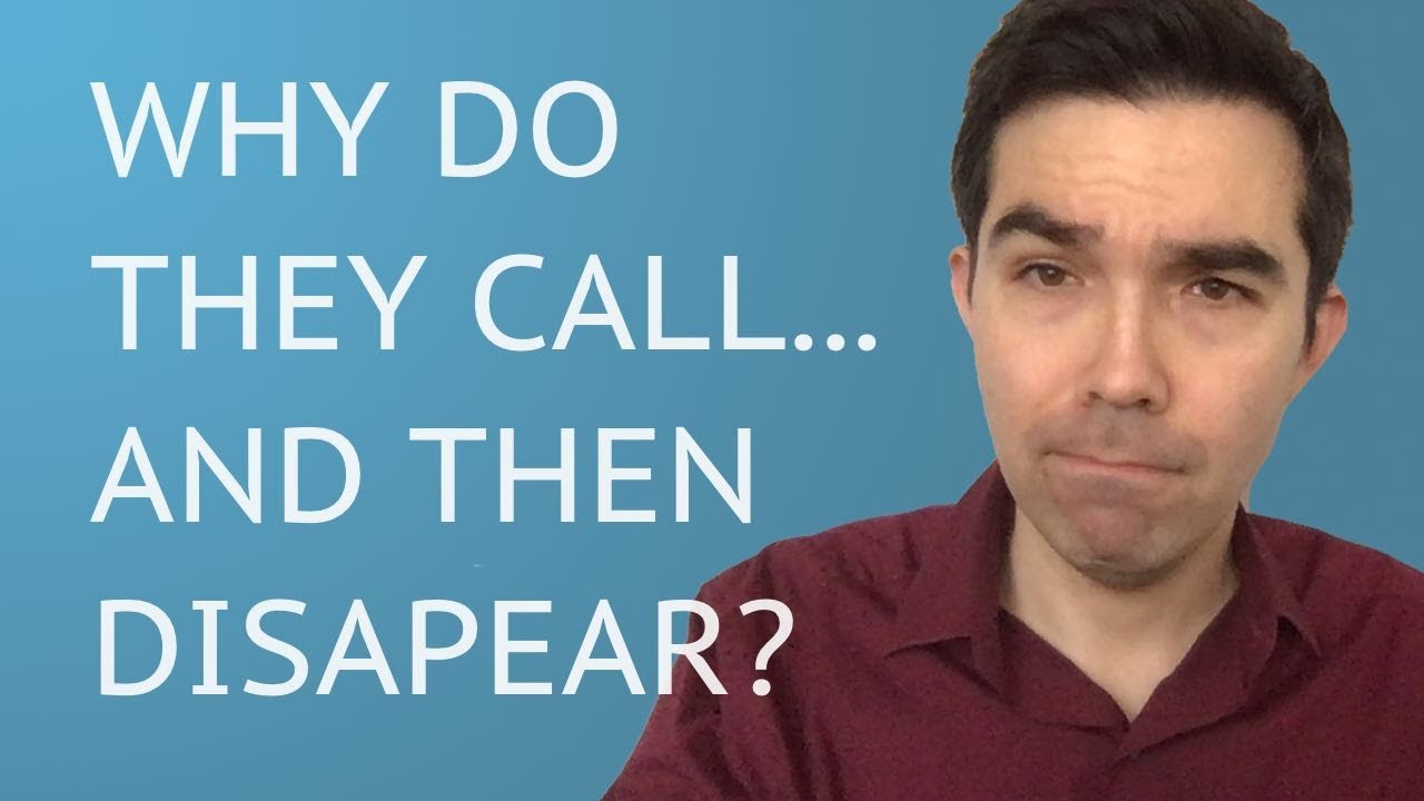 Why Does My Ex Contact Me Then Disappear?