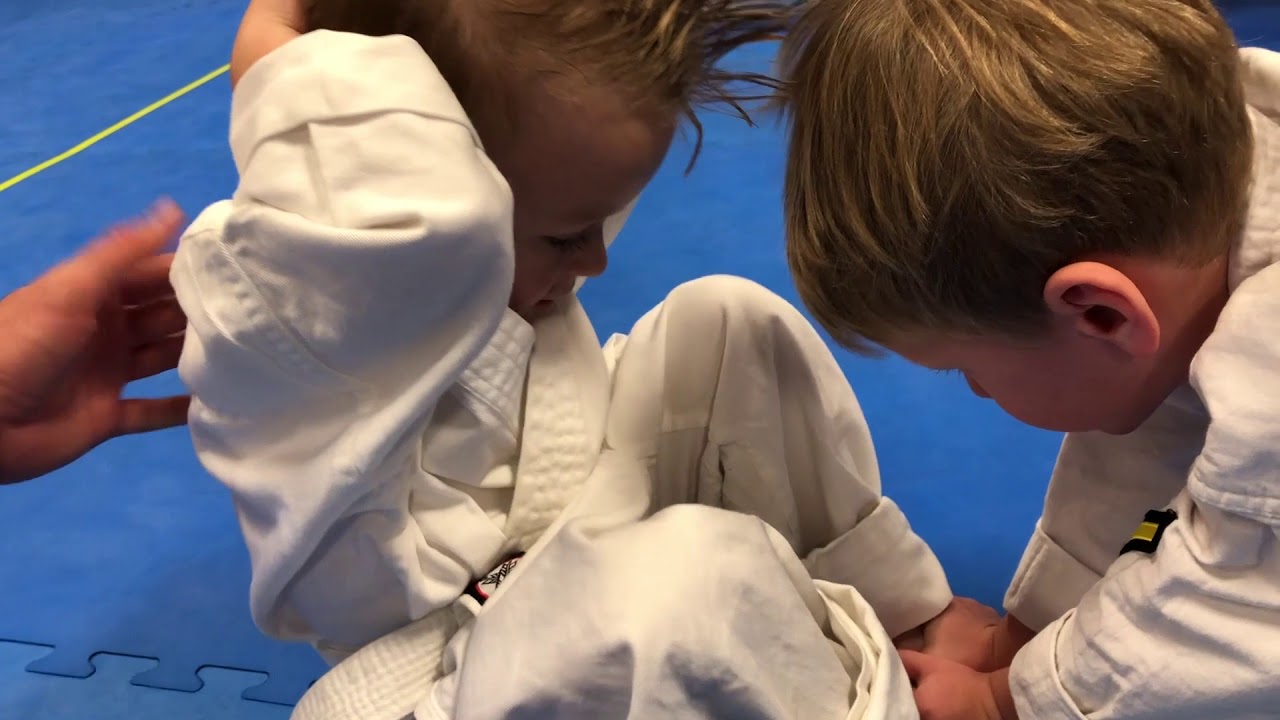 Pre Karate training at Okinawa Dojo. Amazing Karate Kids!