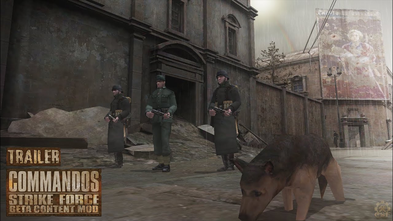 Commandos: Strike Force: Beta Content Mod. Trailer