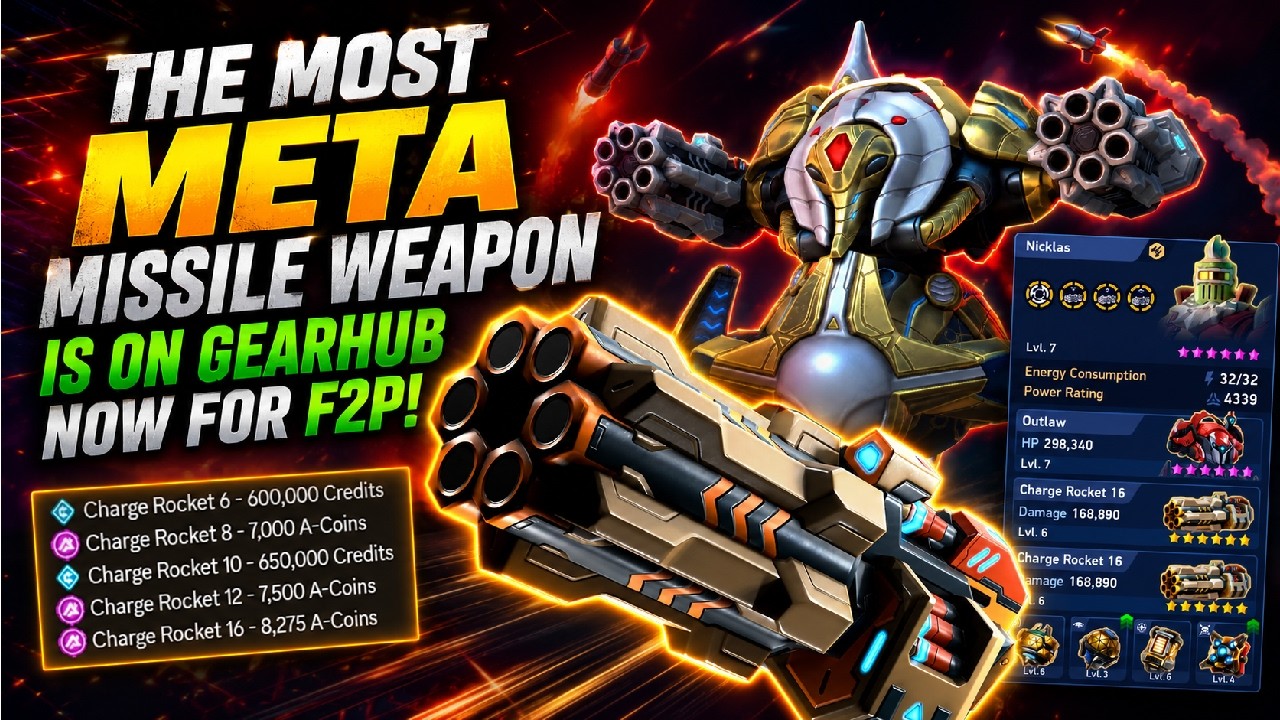 Mech Arena &mdash; Самая МЕТА-ракетница наконец-то в Gear Hub!