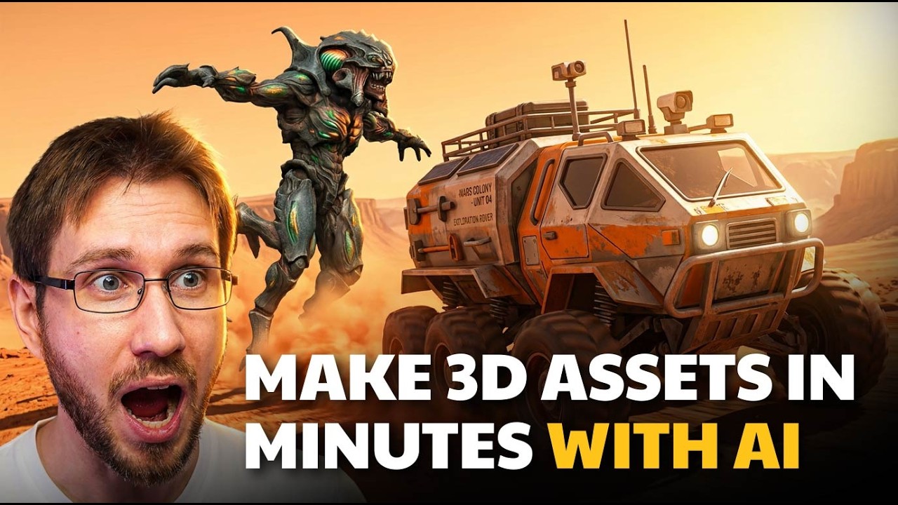 Как я использую ИИ для создания 3D-моделей для своей игры