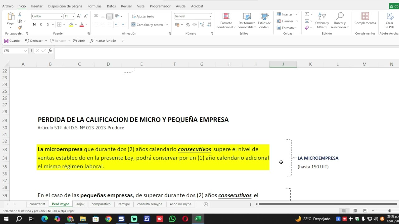 Pérdida de la Calificación de Micro - Pequeña empresa por sus ingresos
