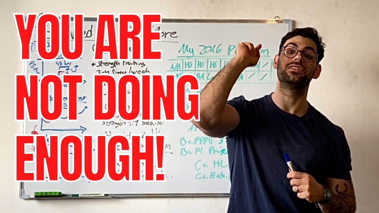 You need to train MORE.