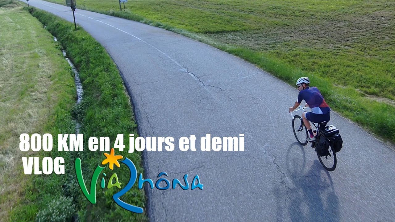 #vlog Via Rhona 800 Km le long du Rhône VLOG