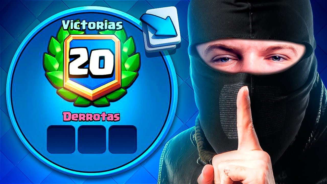 ROBANDO LOS MAZOS EN EL DESAFIO DE 20 VICTORIAS DE CLASH ROYALE!
