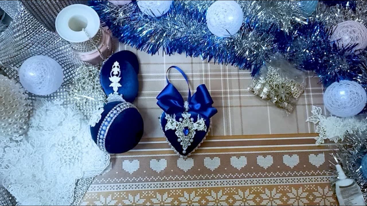 Новогодние ЁЛОЧНЫЕ ИГРУШКИ своими руками из подручных материалов DIY CHRISTMAS ORNAMENTS 2022