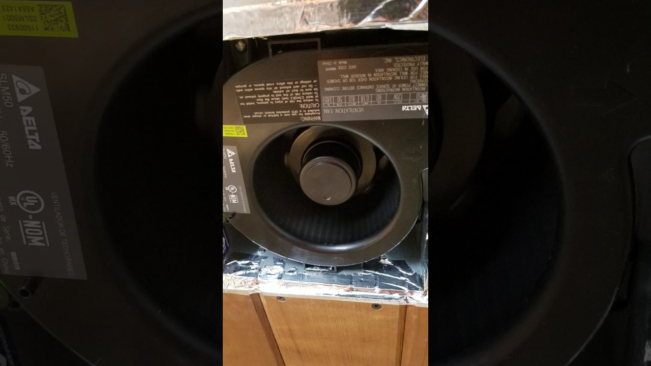 Delta Breeze SLM 50 noise - in the ceiling