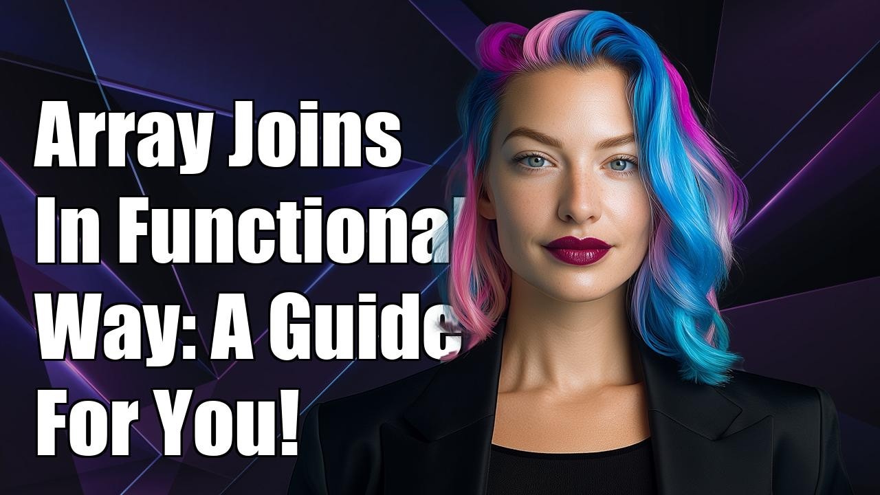 How to implement array joins in functional way?