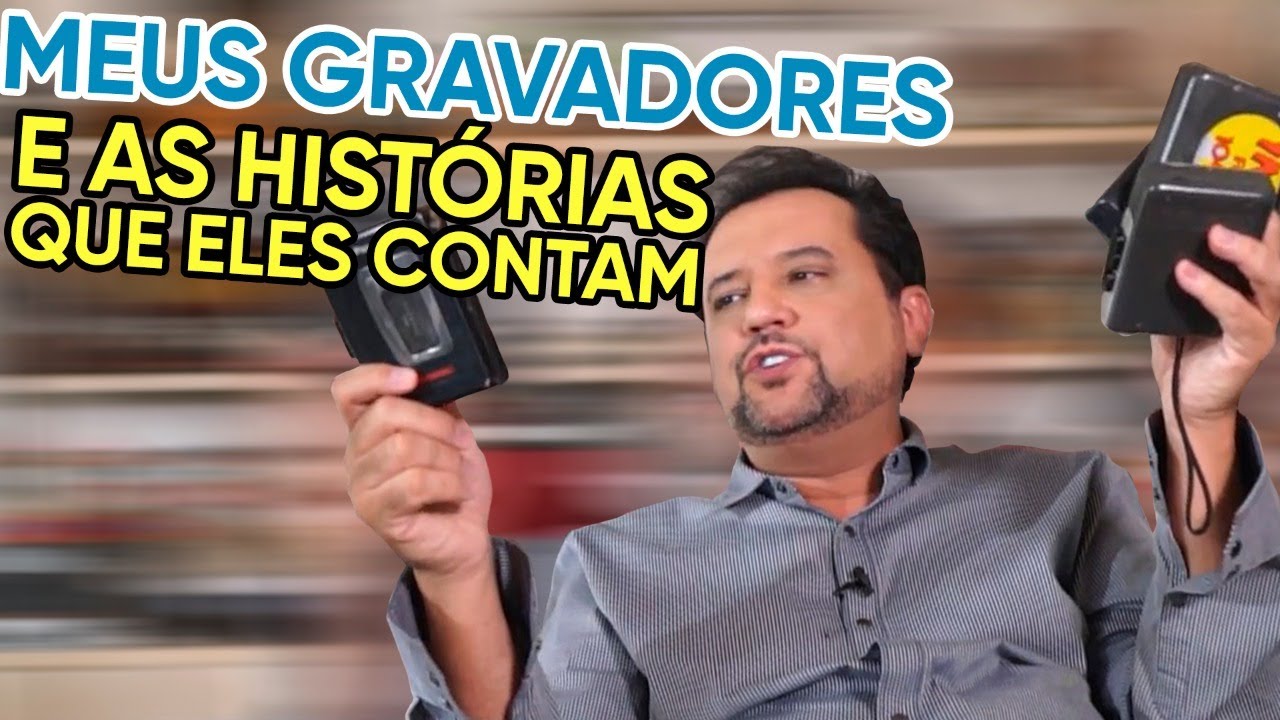 AS HISTÓRIAS DA MINHA COLEÇÃO DE GRAVADORES | #HistóriasDoGeraldo