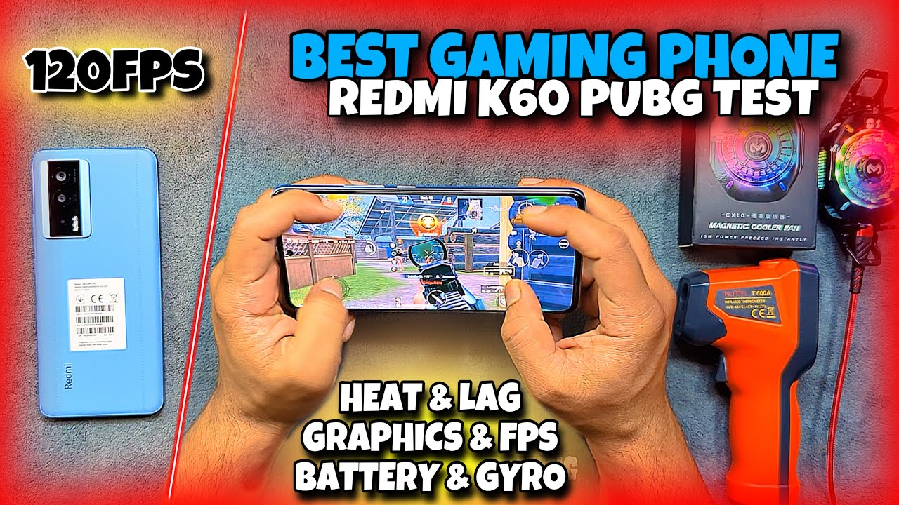 Best Gaming Phone For PUBG | Redmi K60 PUBG Test | Price | Graphics | 120fps | Battery | Electro Sam